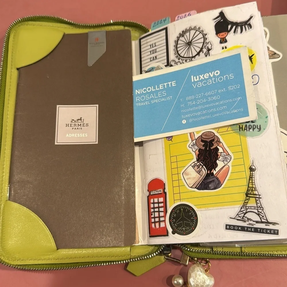 authentic Hermes agenda /planner/ calendar/wallet